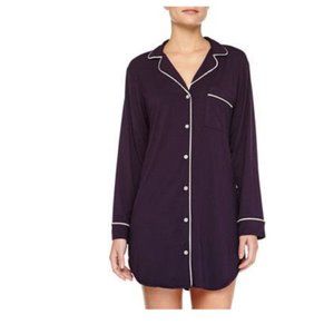 Eberjey Gisele Sleepshirt in Eggplant